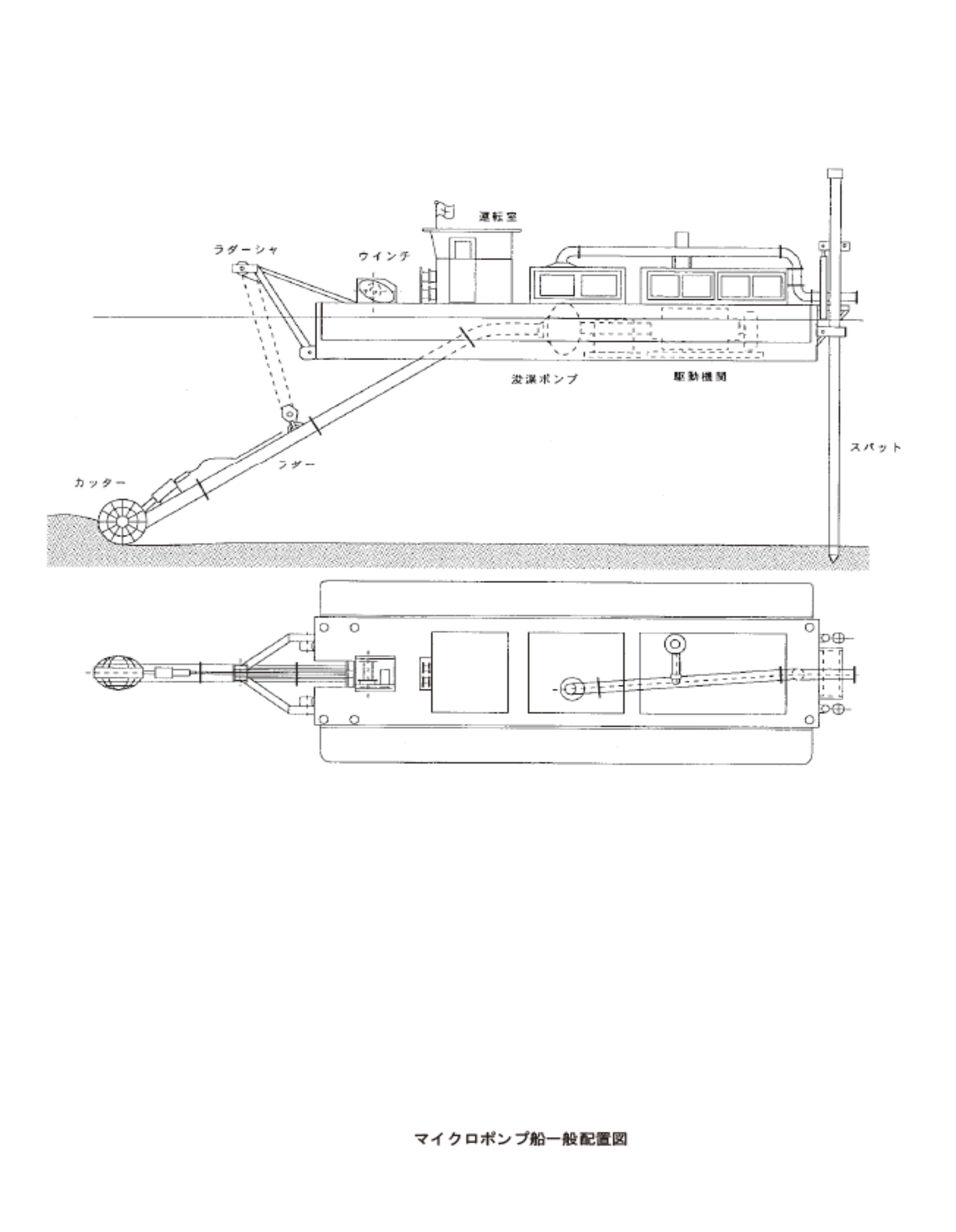 マイクロポンプ船 配置図